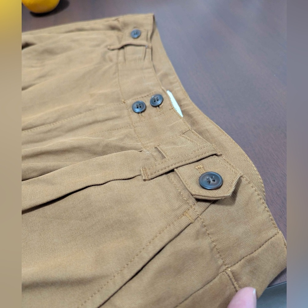 Madewell Harlow Wide-Leg Pant in Acorn - Picture 7 of 16